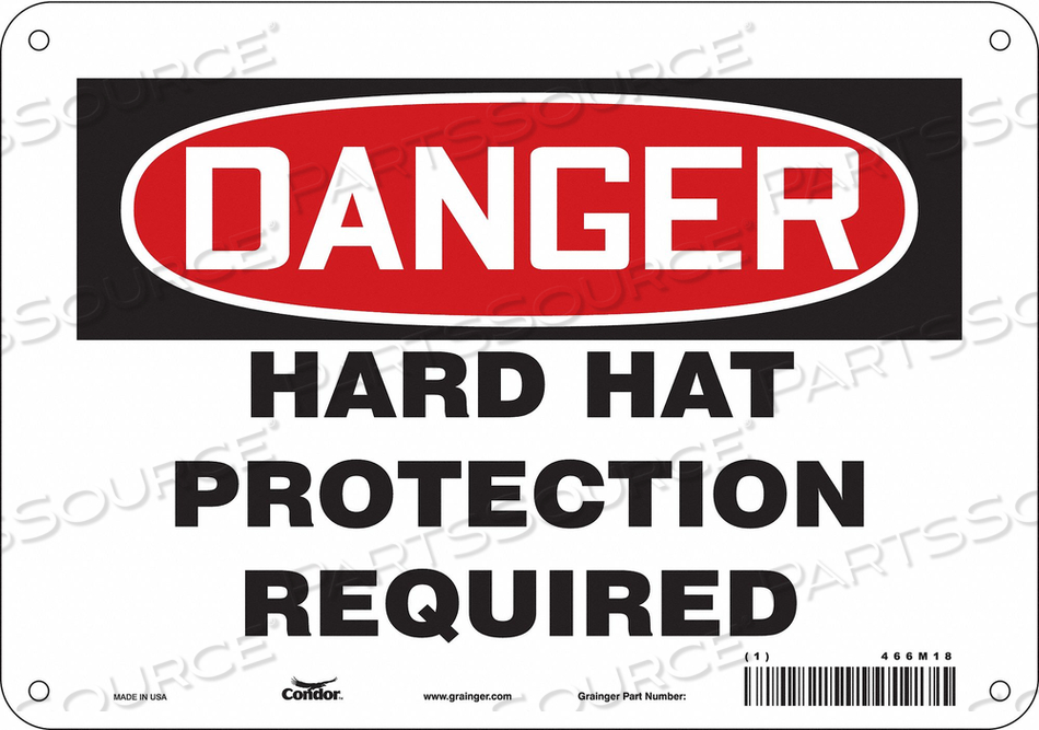 SAFETY SIGN PERSONAL PROTECTION 7 H 