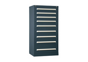 G8302 MOD DRAWER CAB 59 H 9 DRAWER LIGHT GRAY by Stanley Vidmar