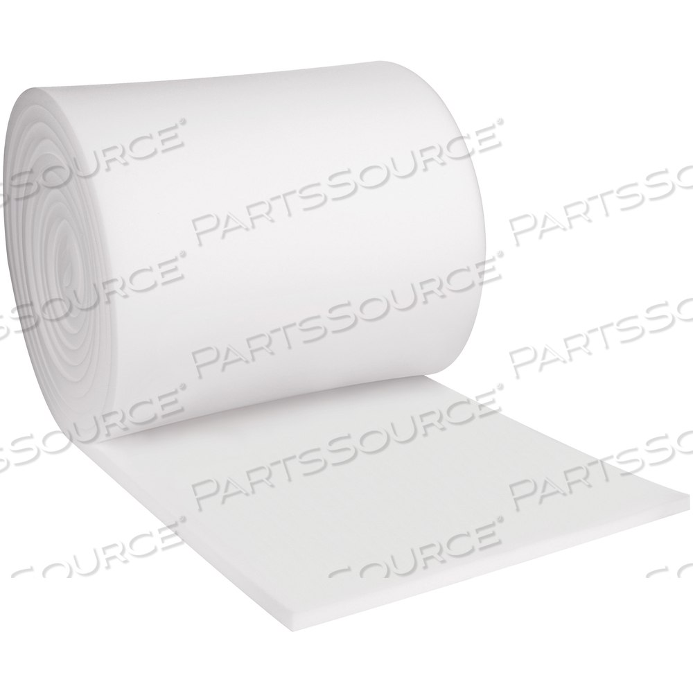 SOFT FOAM ROLL, 2" X 12" X 18', WHITE, 1/EACH by BOX Partners (Box Acquisitions, LLC)