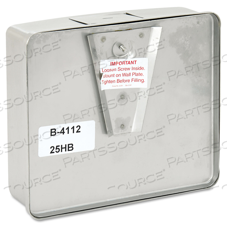 CONTURASERIES SURFACE-MOUNTED LIQUID SOAP DISPENSER, 40 OZ, 7 X 3.31 X 6.13, STAINLESS STEEL SATIN by Bobrick Washroom Equipment, Inc