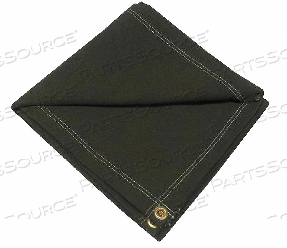 TARP OLIVE DRAB 12 X 16 FT CUT SIZE by Mauritzon