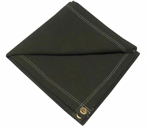 TARP OLIVE DRAB 12 X 16 FT CUT SIZE by Mauritzon