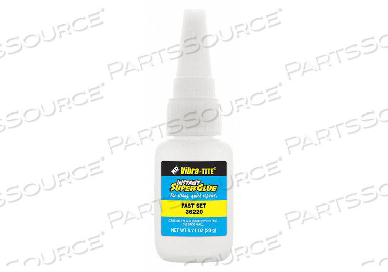 INSTANT ADHESIVE CLEAR BOTTLE 20G by Vibra-Tite