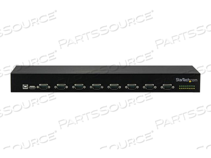 CONVERT A USB PORT INTO 8 RS232 SERIAL PORTS IN AN INDUSTRIAL RACK-MOUNTABLE CHA by StarTech.com Ltd.