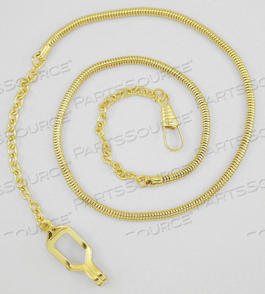 WHISTLE CHAIN METAL GOLD by Heros Pride