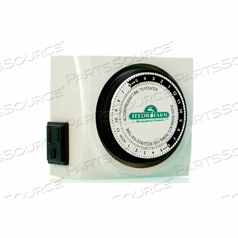 DUAL OUTLET GROUNDED TIMER 