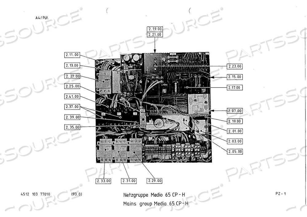 PCB POWER SUPPLY OPTION RACK by Philips Healthcare