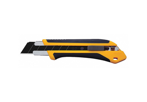 UTILITY KNIFE 7-3/8 IN. BLACK/YELLOW by Olfa UTILITY KNIFE 7-3/8 IN. BLACK/YELLOW by Olfa