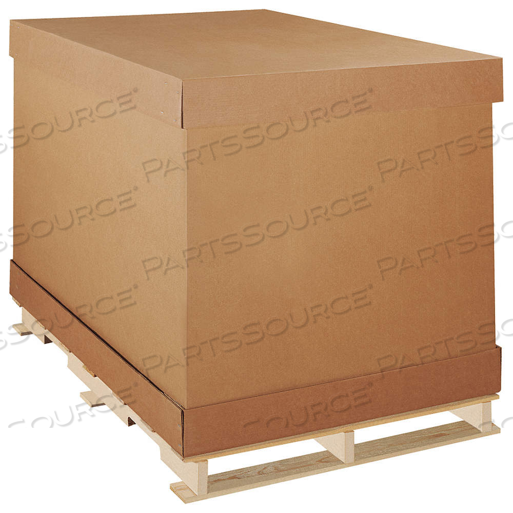 BULK SHIPPING BOX, 58X41X45 IN, 56 3/4 X 38 X 39 IN, DOUBLE WALL, 51 ECT, HSC CLOSURE by Approved Vendor