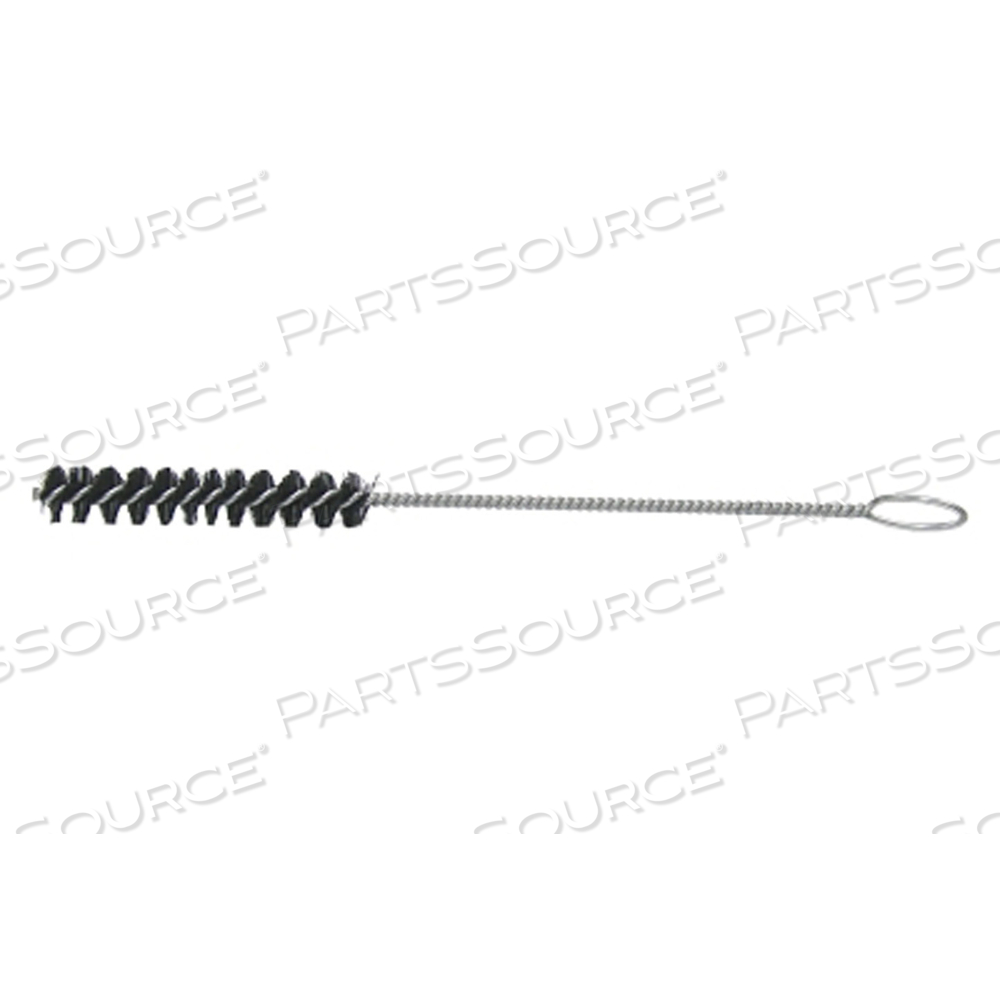 NYLON TUBE BRUSH, 1/2 IN DIA, 0.010 IN THICK, 8-1/2 IN LENGTH by Weiler