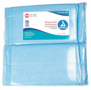 DSPSBL UNDRPDS 17X24IN TISSUE FILL PK300 by Dynarex