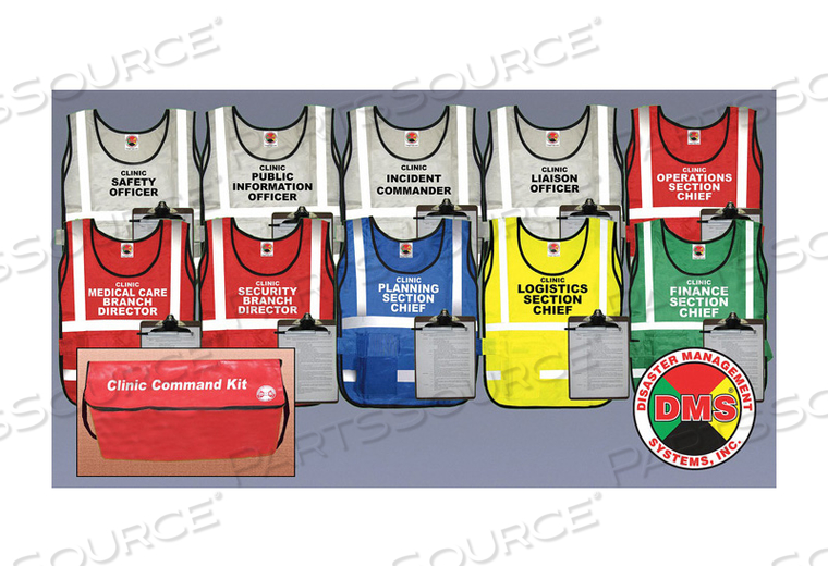 DMS 05466 Disaster Management Systems (DMS) SAFETY VEST ASSORTED HCIC ...
