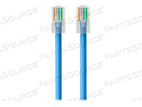 25FT CAT5E PATCH CABLE, UTP, BLUE PVC JACKET, 24AWG, T568B, 50 MICRON, GOLD PLAT by Belkin