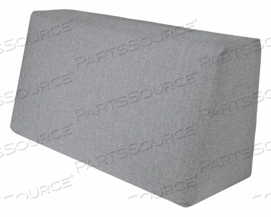 BACK PILLOW 18 W X 36 H GRAY UPHOLSTERY by Duobed BACK PILLOW 18 W X 36 H GRAY UPHOLSTERY by Duobed