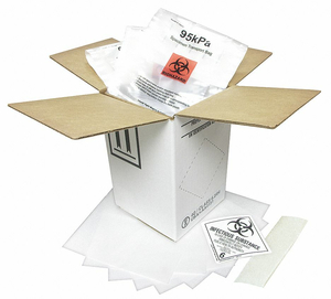 HAZMAT SHIPPING KIT 10.25 IN X 14 IN PK2 by Berlin