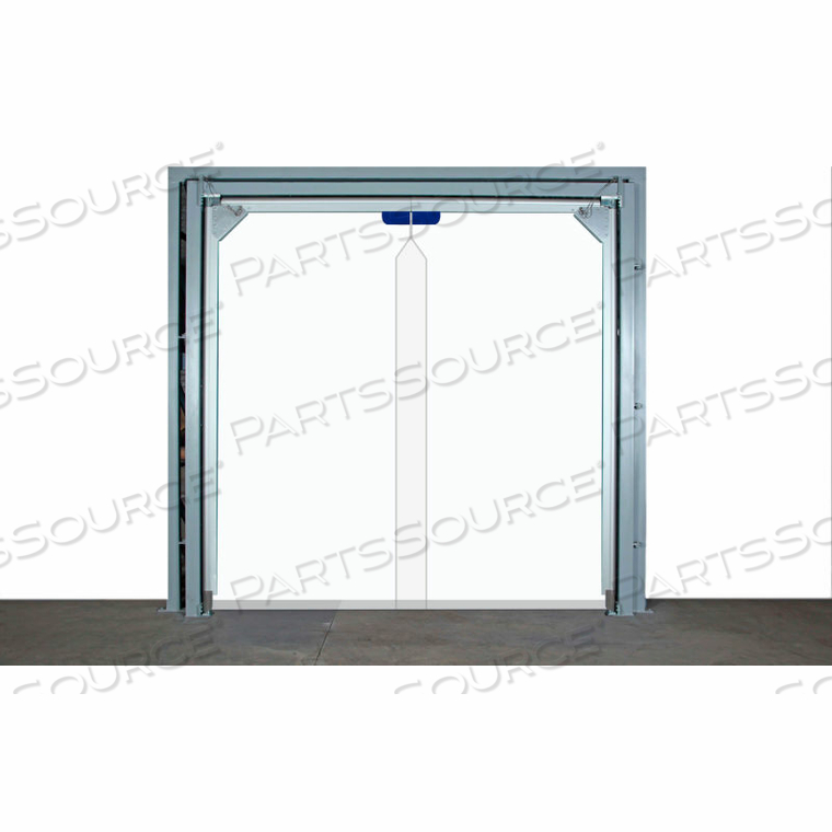 FLEXIBLE PVC DOUBLE IMPACT DOOR - 8' W X 10' H by Clearway Doors FLEXIBLE PVC DOUBLE IMPACT DOOR - 8' W X 10' H by Clearway Doors