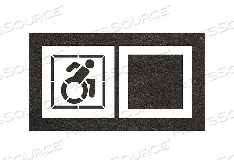 PAVEMENT STENCIL 32 W 0.125 THICK 2 PCS by RAE Products & Chemicals Corp.