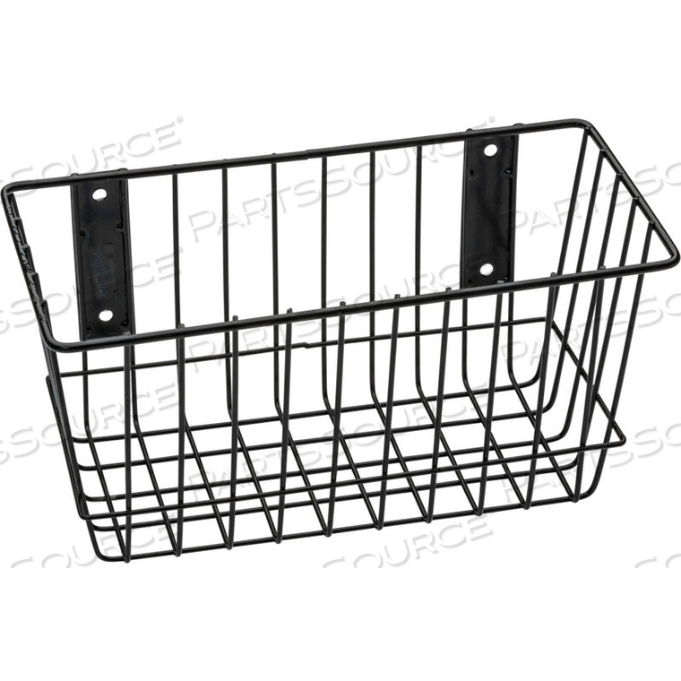 RACK'EM MOUNT ANYWHERE WIRE BASKET 12"W X 6"D X 6"H BLACK by Horizon Mfg Enterprises, Inc