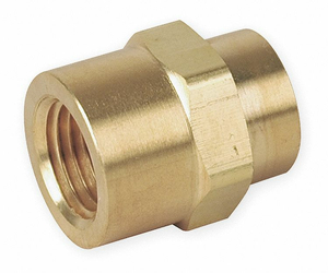 HEX COUPLING BRASS 3/8 IN. FNPT by Parker Hannifin Corporation