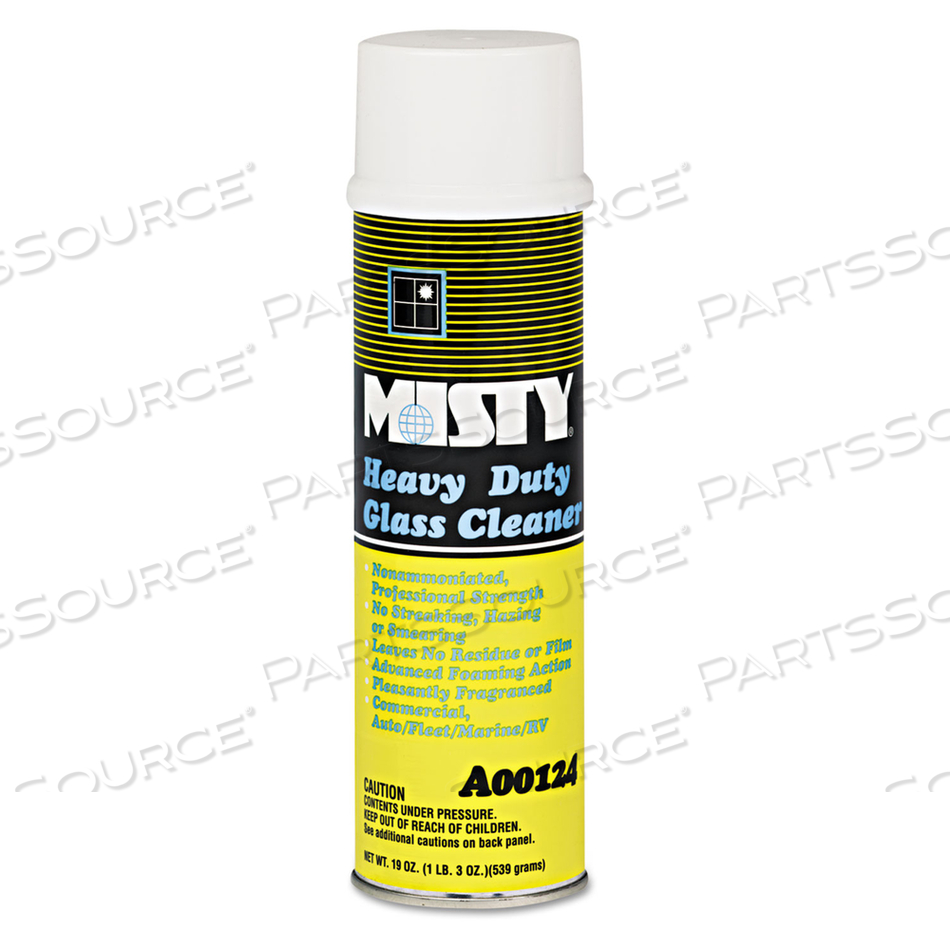 HEAVY-DUTY GLASS CLEANER, CITRUS, 20 OZ AEROSOL SPRAY by Misty HEAVY-DUTY GLASS CLEANER, CITRUS, 20 OZ AEROSOL SPRAY by Misty