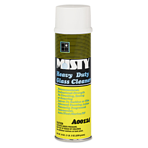 HEAVY-DUTY GLASS CLEANER, CITRUS, 20 OZ AEROSOL SPRAY, 12/CARTON by Misty