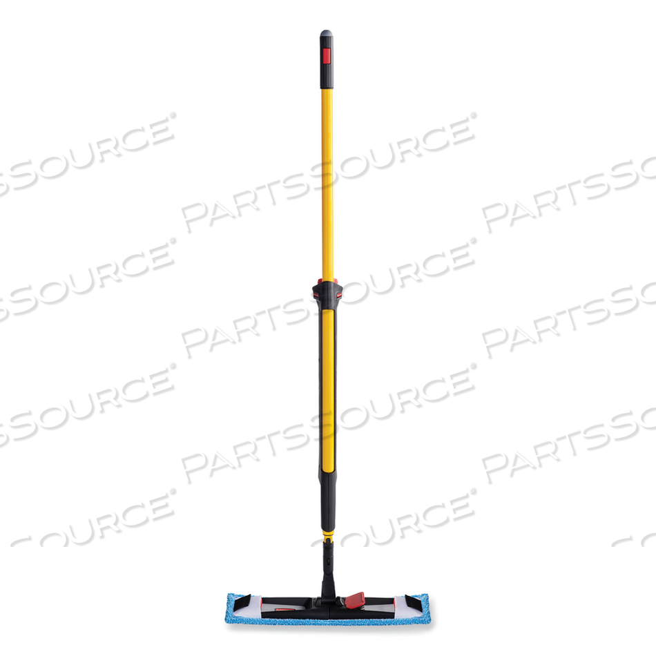 PULSE MICROFIBER SPRAY MOP SYSTEM, 17" WIDE MICROFIBER HEAD, 52" YELLOW PLASTIC HANDLE by Rubbermaid Medical Division PULSE MICROFIBER SPRAY MOP SYSTEM, 17" WIDE MICROFIBER HEAD, 52" YELLOW PLASTIC HANDLE by Rubbermaid Medical Division