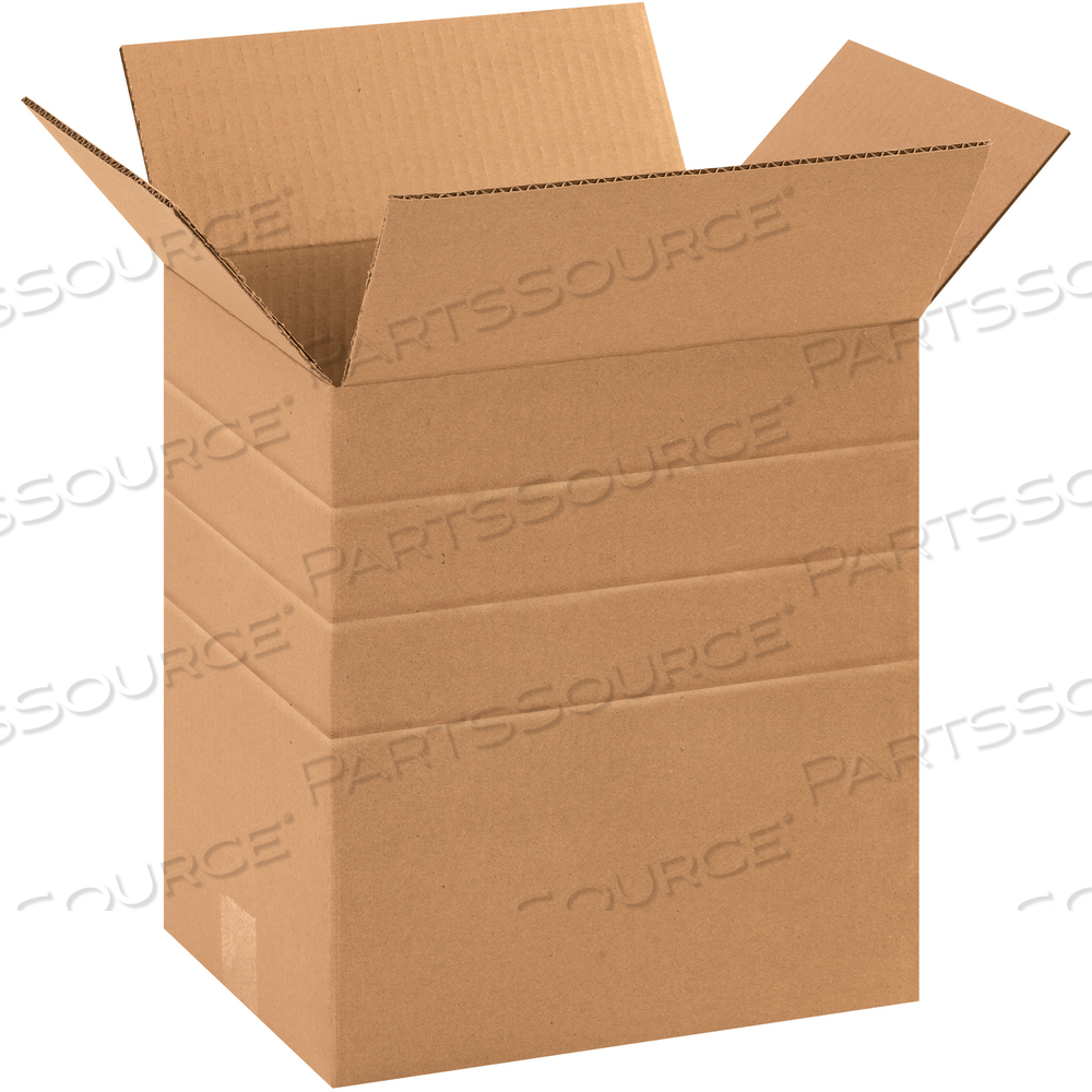 MULTI-DEPTH CORRUGATED BOXES, 11 1/4" X 8 3/4" X 12", KRAFT, 25/BUNDLE by BOX Partners (Box Acquisitions, LLC)
