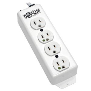 POWER STRIP MEDICAL 120V 5-15R-HG 4 OUTLET 15FT CORD METAL by Tripp Lite