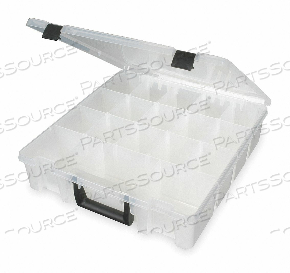 ADJUSTABLE COMPARTMENT BOX TRANSLUCENT by Flambeau, Inc.