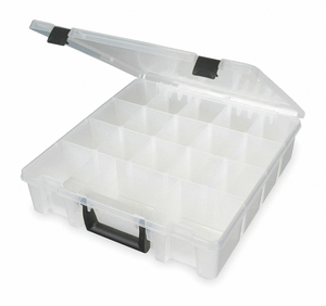 ADJUSTABLE COMPARTMENT BOX TRANSLUCENT by Flambeau, Inc.