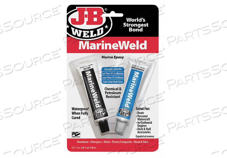 EPOXY MARINE COLD WELD DK GRY 2 OZ by J-B Weld EPOXY MARINE COLD WELD DK GRY 2 OZ by J-B Weld