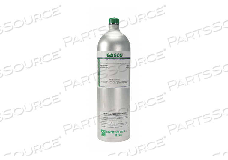 CALIBRATION GAS NITRIC OXIDE 74L by Gasco