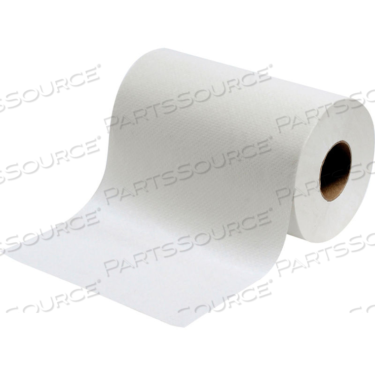 ROLL PAPER TOWELS, WHITE - 350'/ROLL, 12 ROLLS/CASE 