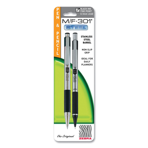 MECHANICAL PENCIL/FINE PT. PEN SET BLACK by Zebra Pen Corporation