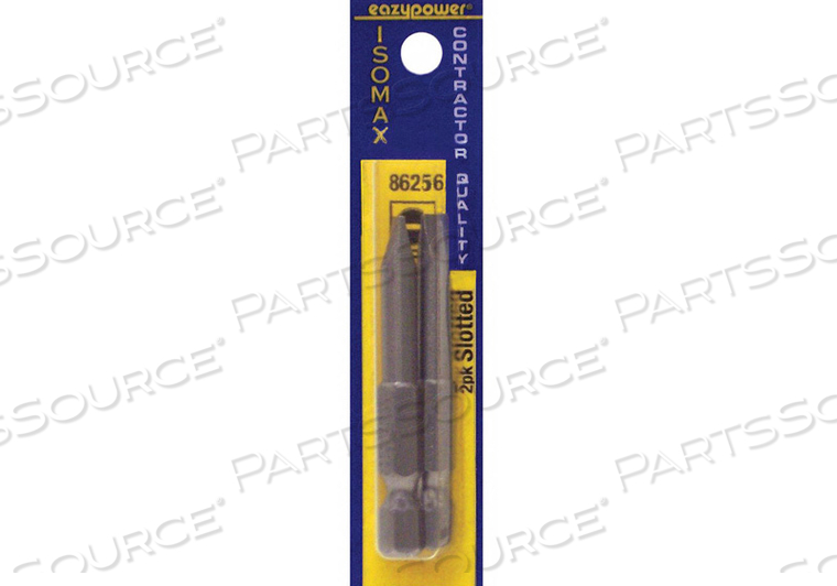 SLOTTED POWER BIT SET PIECES 2 by Eazypower SLOTTED POWER BIT SET PIECES 2 by Eazypower