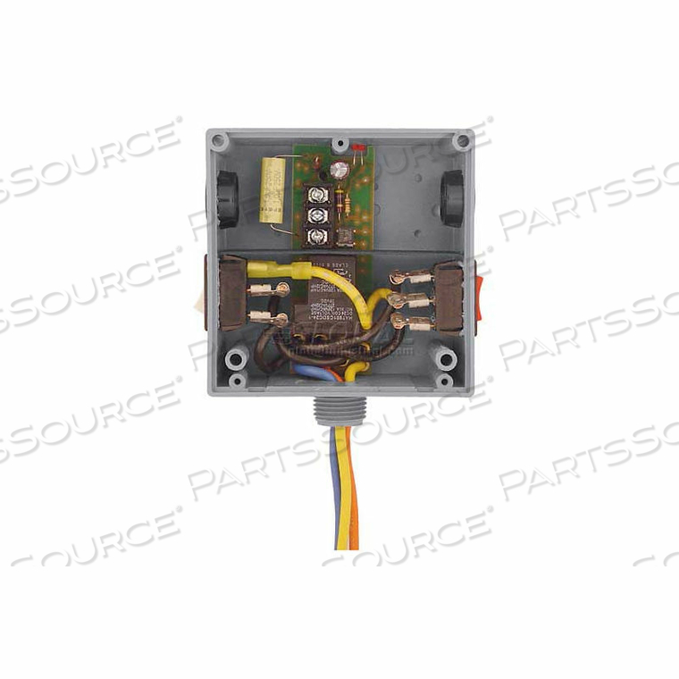 ENCLOSED RELAY, HI/LOW SEP. 20A, SPDT, 24VAC/DC/120VAC, OVERRIDE by RIB