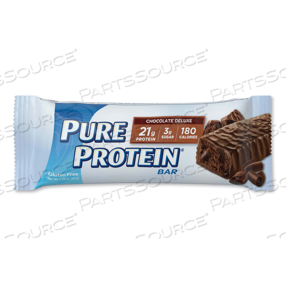 PURE PROTEIN BAR, CHOCOLATE DELUXE, 1.76 OZ BAR by Balance Bar PURE PROTEIN BAR, CHOCOLATE DELUXE, 1.76 OZ BAR by Balance Bar