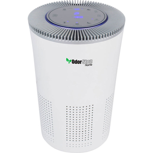 OSAP5W1 5-IN-1 AIR PURIFIER WITH H13 HEPA FILTER - UV - ACTIVE CARBON AND IONIZER - WHITE by Odorstop LLC