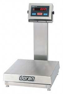 COMPACT BENCH SCALE 500 LB CAP. DIGITAL by Doran Scales Inc.