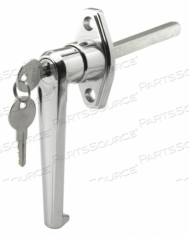 LOCKING HANDLE ZINC SILVER by Primeline