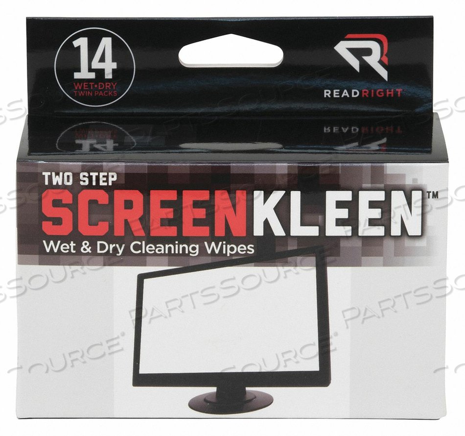 SCREEN WIPES PK14 by Read Right