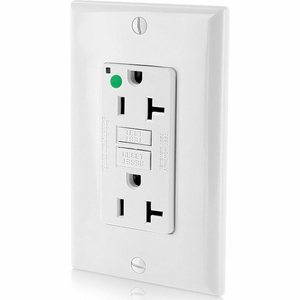 20A SMARTLOCKPRO SELF-TEST GFCI RECPT, HOSPITAL GRADE, WHITE by Leviton