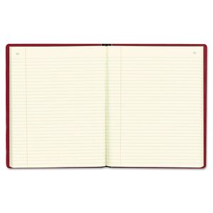 RED VINYL SERIES JOURNAL, 1 SUBJECT, MEDIUM/COLLEGE RULE, RED COVER, 10 X 7.75, 300 SHEETS by Rediform