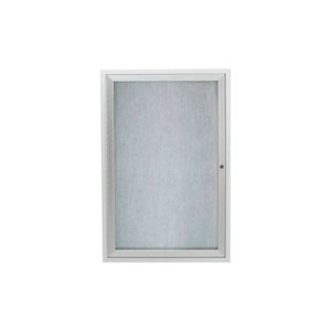 1 DOOR ALUMINUM FRAMED ENCLOSED BULLETIN BOARD - 24"W X 36"H by Aarco Products