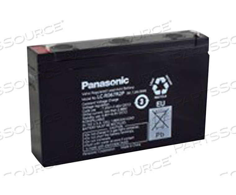 BATTERY, SEALED LEAD ACID, 6V, 7.2 AH BATTERY, SEALED LEAD ACID, 6V, 7.2 AH
