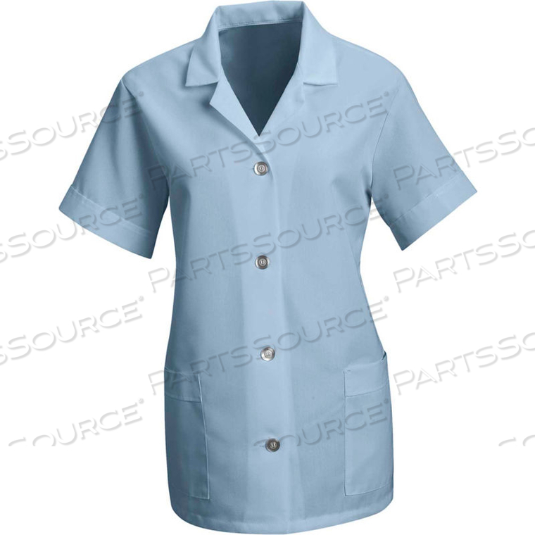 RED KAP WOMEN'S SMOCK LOOSE FIT SHORT SLEEVE LIGHT BLUE XL - TP23 by VF Imagewear, Inc.