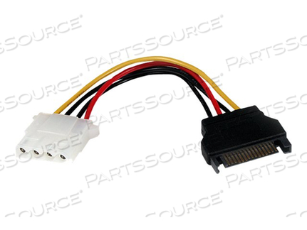 6IN SATA TO LP4 POWER CABLE ADAPTER FM by StarTech.com Ltd.