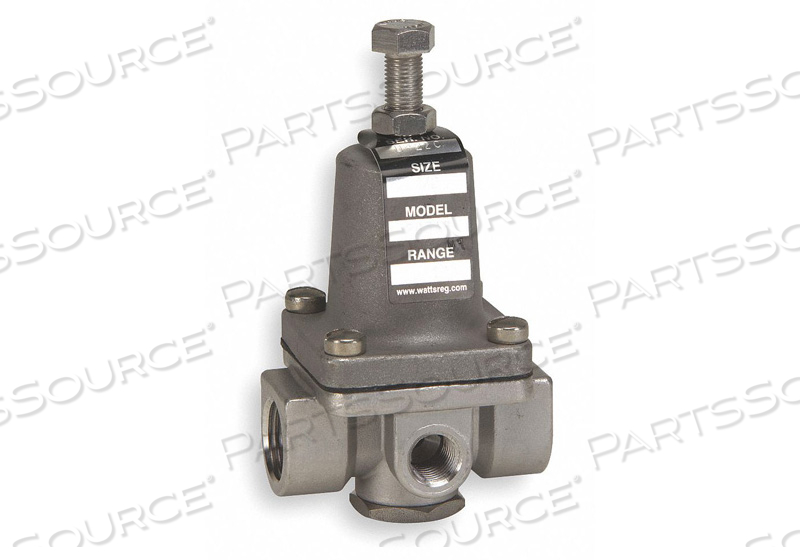 PRESSURE REGULATOR 3/8 IN 3 TO 50 PSI by Watts Regulator Co.
