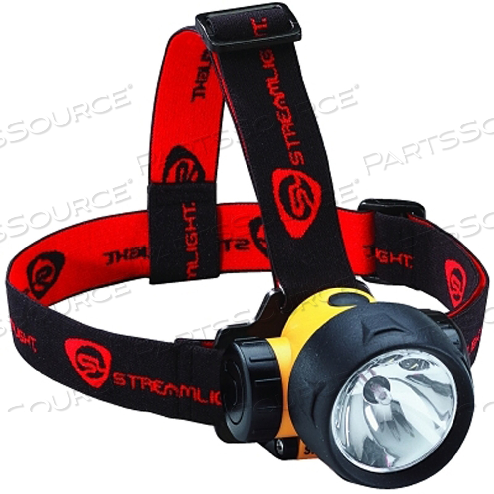 TRIDENT HEADLAMP, 3 AAA, 80 LUMENS, YELLOW by Streamlight TRIDENT HEADLAMP, 3 AAA, 80 LUMENS, YELLOW by Streamlight