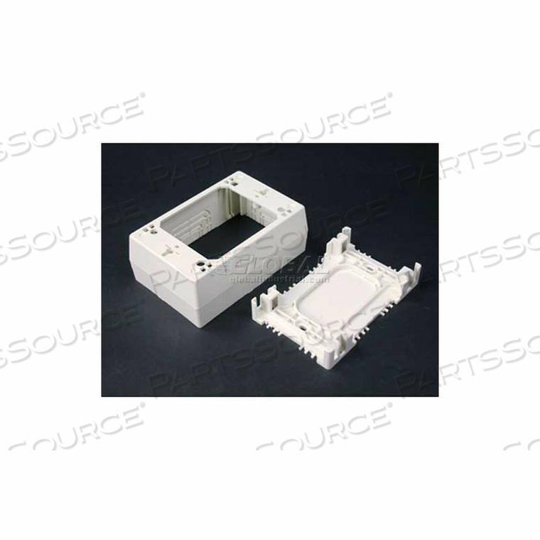 DEVICE OUTLET, 1 GANG, PVC, LXWXD: 4.75 X 3 X 1.75 IN., IVORY by Wiremold